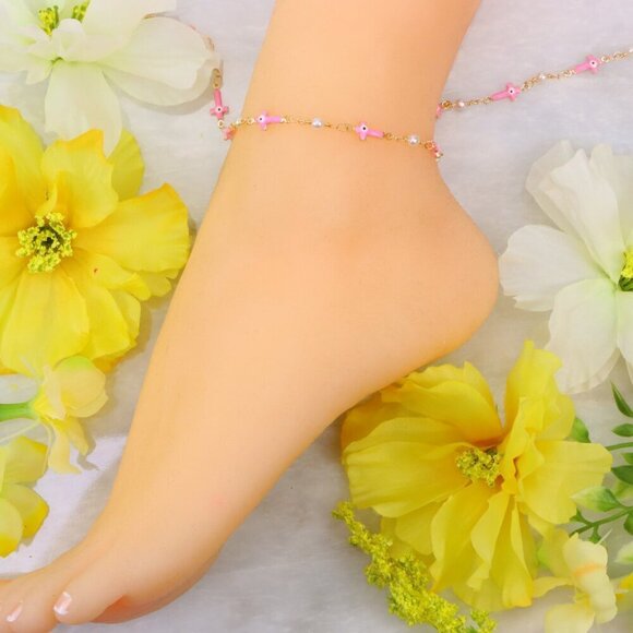"Minimalist Anklet, Sleek & Modern Design, Women’s Fashion, YC110023-A - Picture 3 of 10